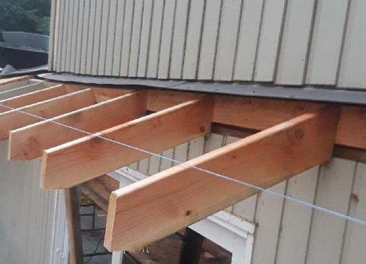 Rafters Replaced on Roof in Tigard, Oregon